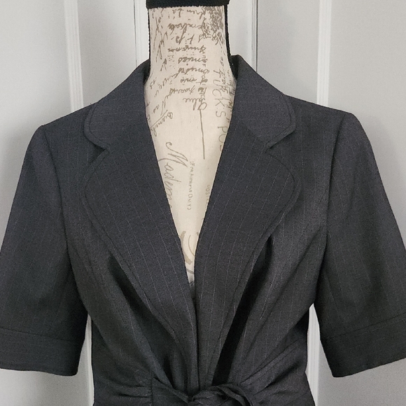 The Limited Gray Pinstripe Women's Pantsuit - Picture 6 of 11